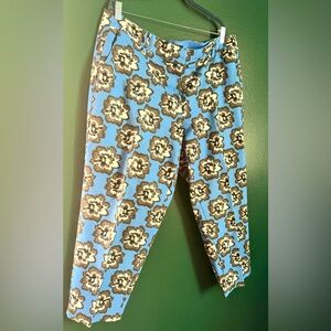 Lane Bryant Floral Print The Lena Modernist Collection Ankle Pant | Size 20